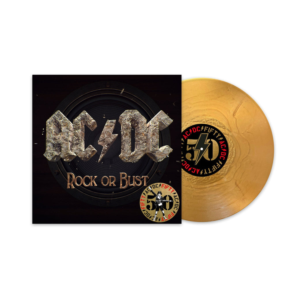 Golden Discs VINYL Rock Or Bust (50th Anniversary Gold Edition) - AC/DC [Colour Vinyl]