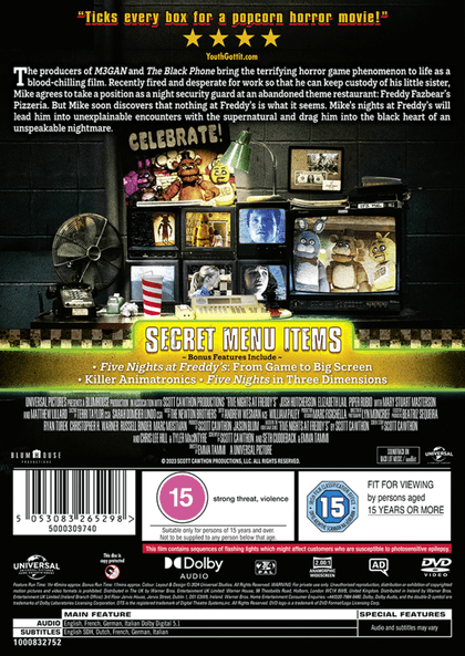 Golden Discs DVD Five Nights at Freddy's - Emma Tammi [DVD]