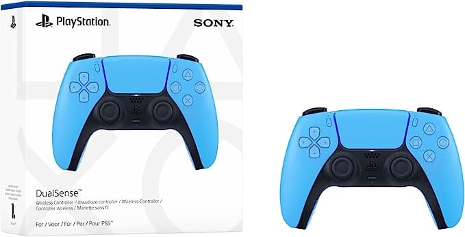 Golden Discs GAME PlayStation DualSense Starlight Blue Wireless Controller [Games]