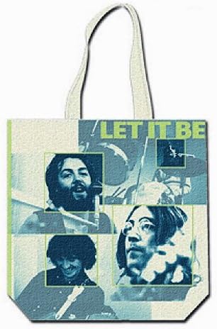 Golden Discs Posters & Merchandise The Beatles Cotton Tote Bag: Let it be (with zip top) [Posters & Merchandise]
