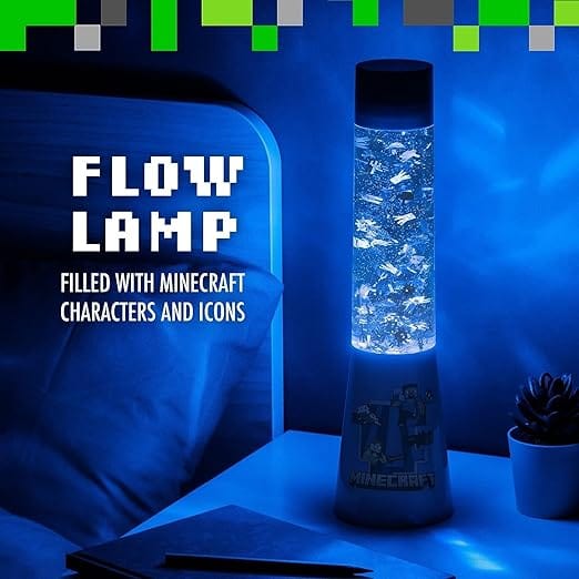 Golden Discs Posters & Merchandise Minecraft Glitter Lava, Flow Mood Lighting [Lamp]