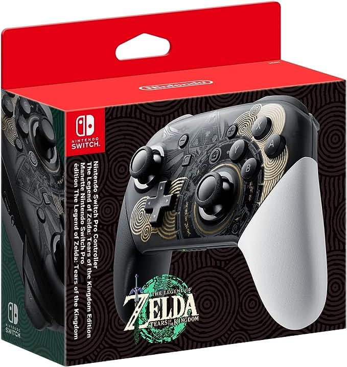 Golden Discs GAME Nintendo Switch Pro Controller - The Legend of Zelda: Tears of the Kingdom Edition [Games]