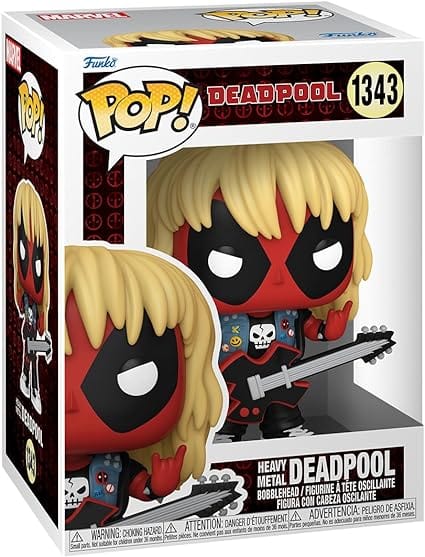 Golden Discs Toys Funko POP! Marvel: Deadpool - Heavy Metal Band Member [Toys]