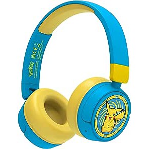 Golden Discs Accessories Pokemon Pikachu Kids Wireless Headphones - Blue [Accessories]