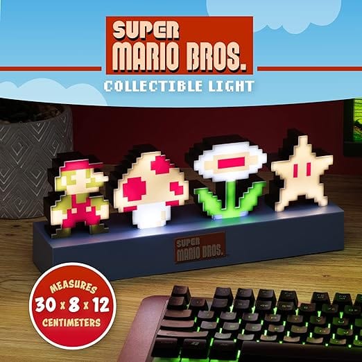 Golden Discs Posters & Merchandise Super Mario Bros Icons Light [Lamp]