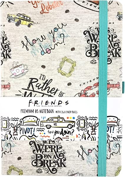 Friends Schreibwaren-Set – Offizielles Merchandise Mit Zitaten, Stift, Radiergummi & Lineal