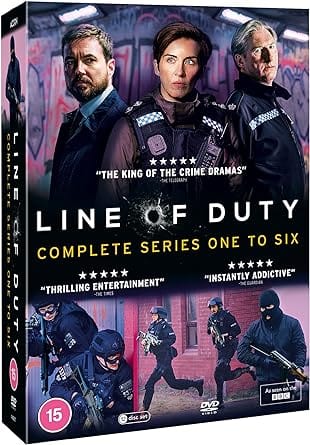 Golden Discs DVD Line of Duty: Complete Series One to Six - Jed Mercurio [DVD]