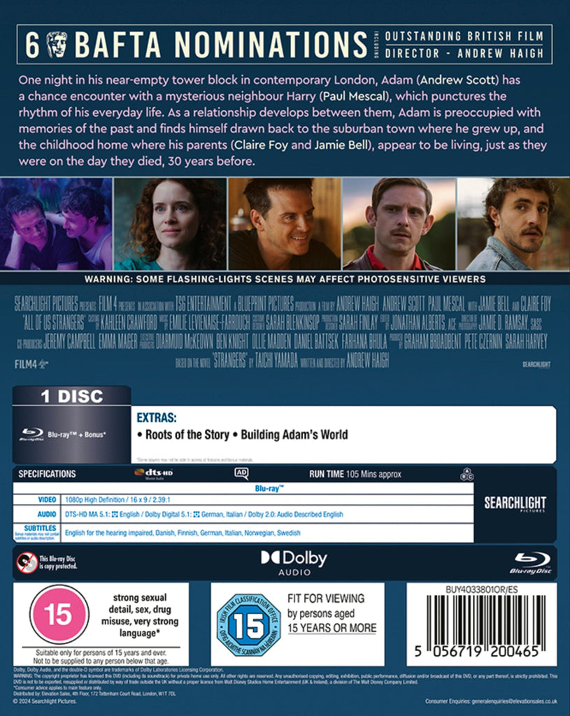 Golden Discs BLU-RAY All Of Us Strangers - Andrew Haigh [Blu-Ray]