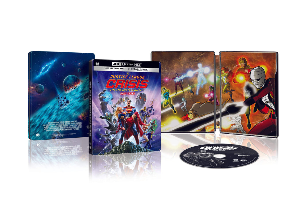 Golden Discs 4K Blu-Ray Justice League: Crisis on Infinite Earths Part Three (Steelbook) - Jeff Wamester [4K UHD]