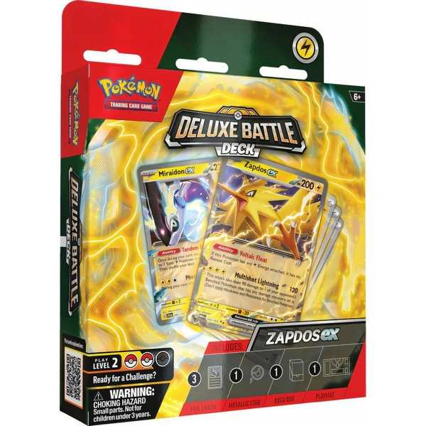 Golden Discs Toys Pokémon TCG: Deluxe Battle Deck - Ninetales and Zapdos [Trading Cards]
