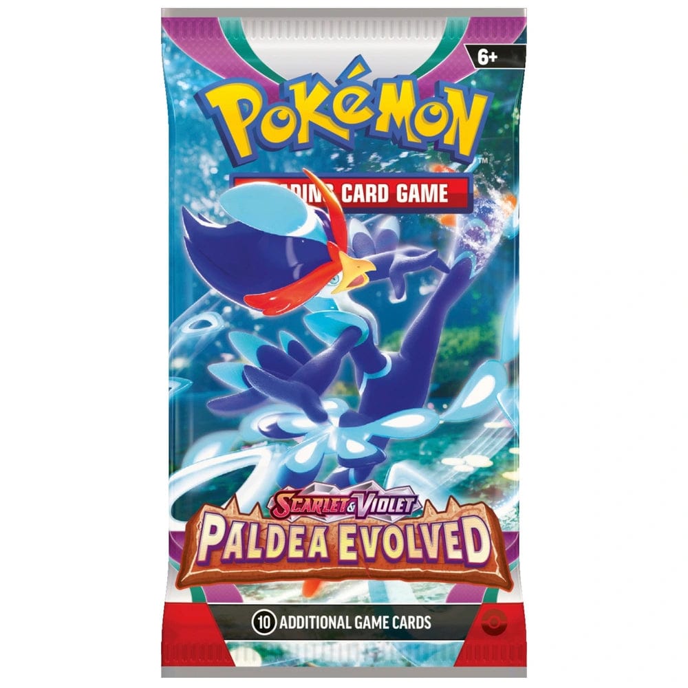 Golden Discs Toys Pokémon Trading Card Game Scarlet & Violet 2 Paldea Evolved Booster Pack [Toys]
