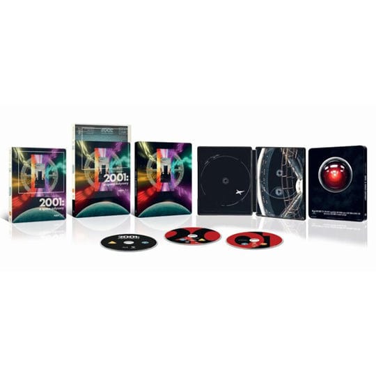 Golden Discs 4K Blu-Ray 2001: A Space Odyssey - The Film Vault Range - Stanley Kubrick [4K UHD]