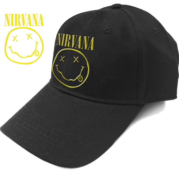 Golden Discs Hats Nirvana - Logo & Smiley Cap [Hat]