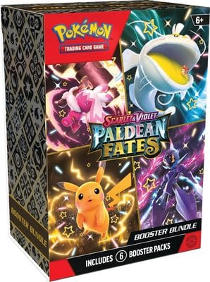 Golden Discs Toys Pokemon TCG: Scarlet & Violet 4.5 Paldean Fates Booster Bundle [Toys]
