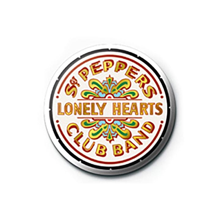 Golden Discs Posters & Merchandise The Beatles (Sgt Pepper Logo) 25mm [Badge]