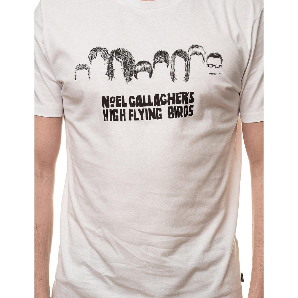 Golden Discs T-Shirts J&J NOEL GALLAGHER'S HIGH FLYING BIRDS WHITE - SMALL [T-Shirts]
