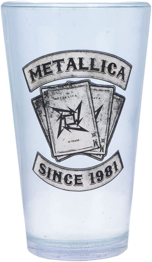 Golden Discs Posters & Merchandise Metallica Since 1981 Dealer Glass, 14.8cm [Cup]