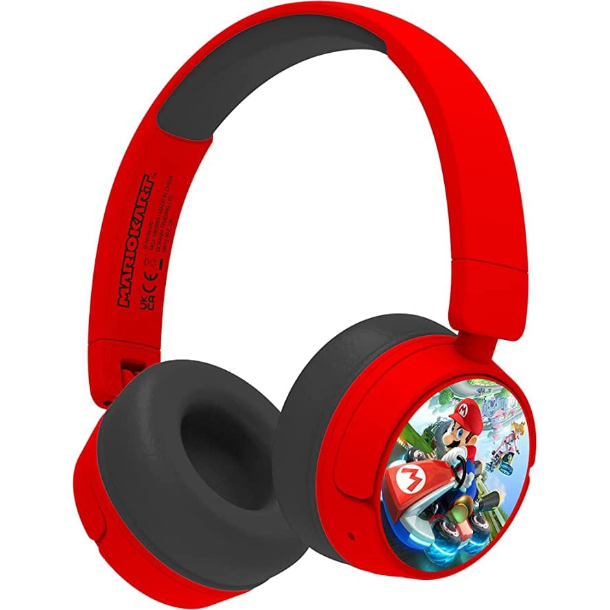 Golden Discs Accessories Mario Kart Wireless Kids Headphones - Red [Accessories]
