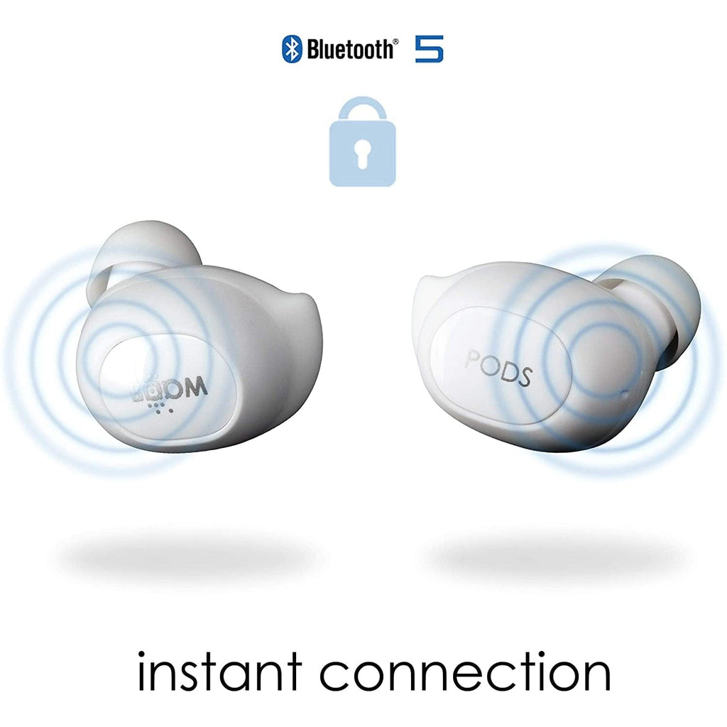 Golden Discs Accessories BOOMPODS Boombuds GS True Wireless - Bluetooth Earbuds (White) [Accessories]