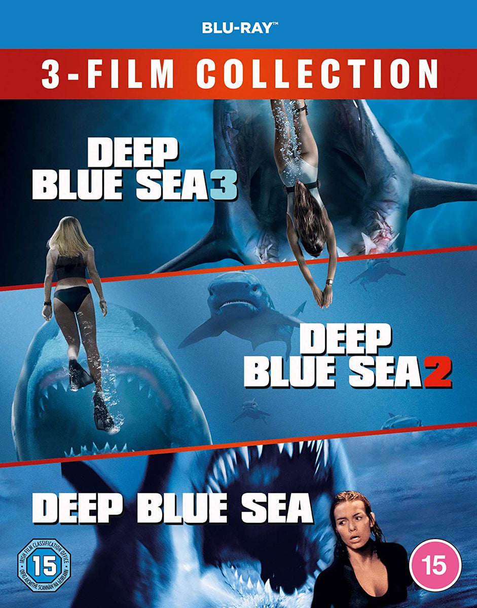 Deep Blue Sea 3 Film Collection Blu ray Golden Discs