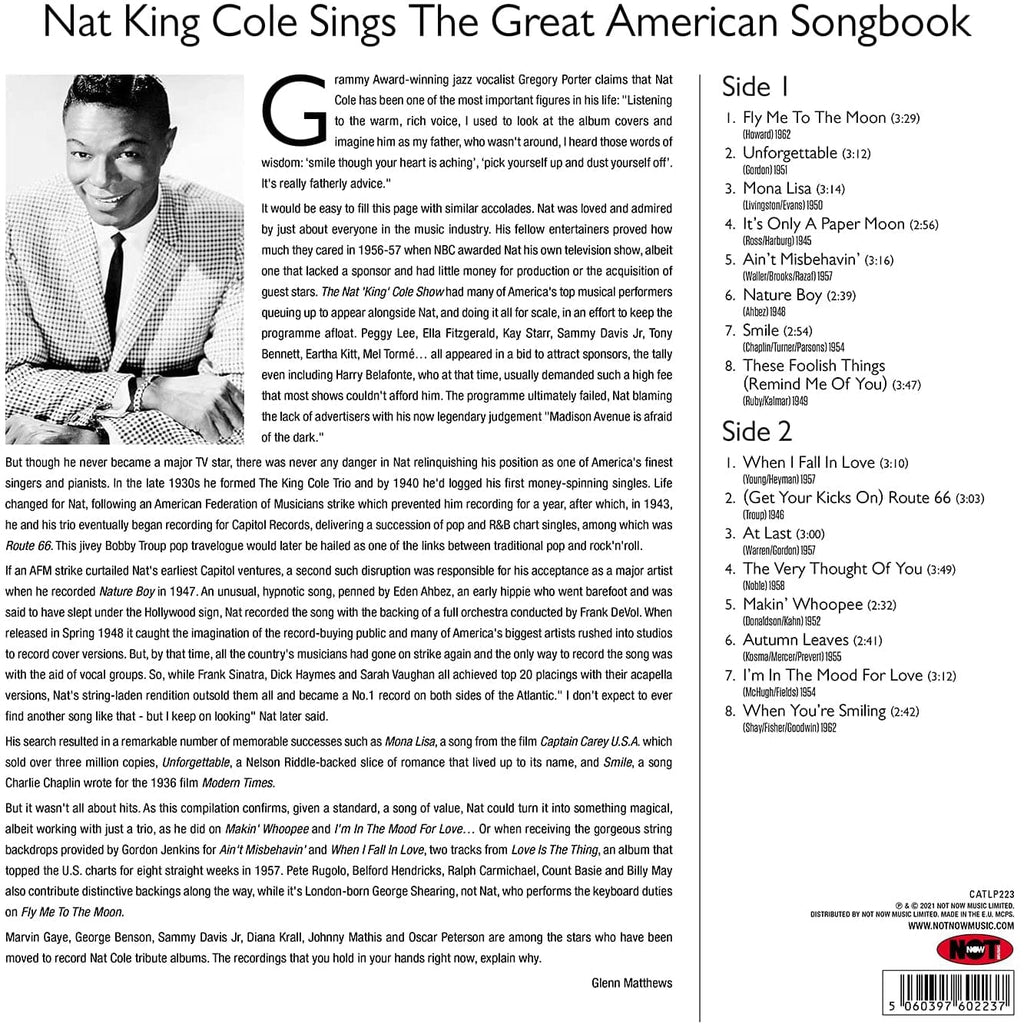 Golden Discs VINYL NAT KING COLE - SINGS AMERICA [VINYL]