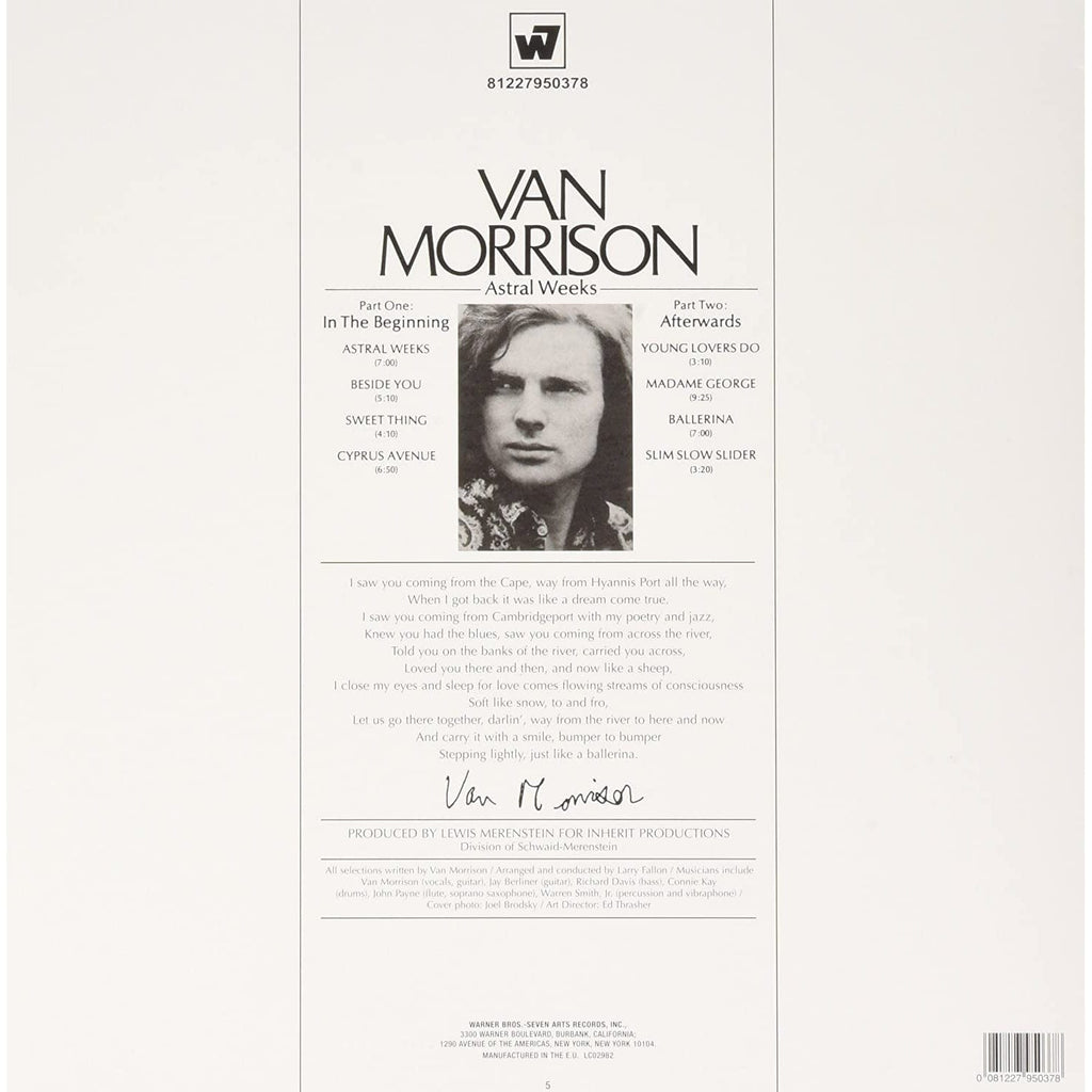 Golden Discs VINYL Astral Weeks - Van Morrison [VINYL]