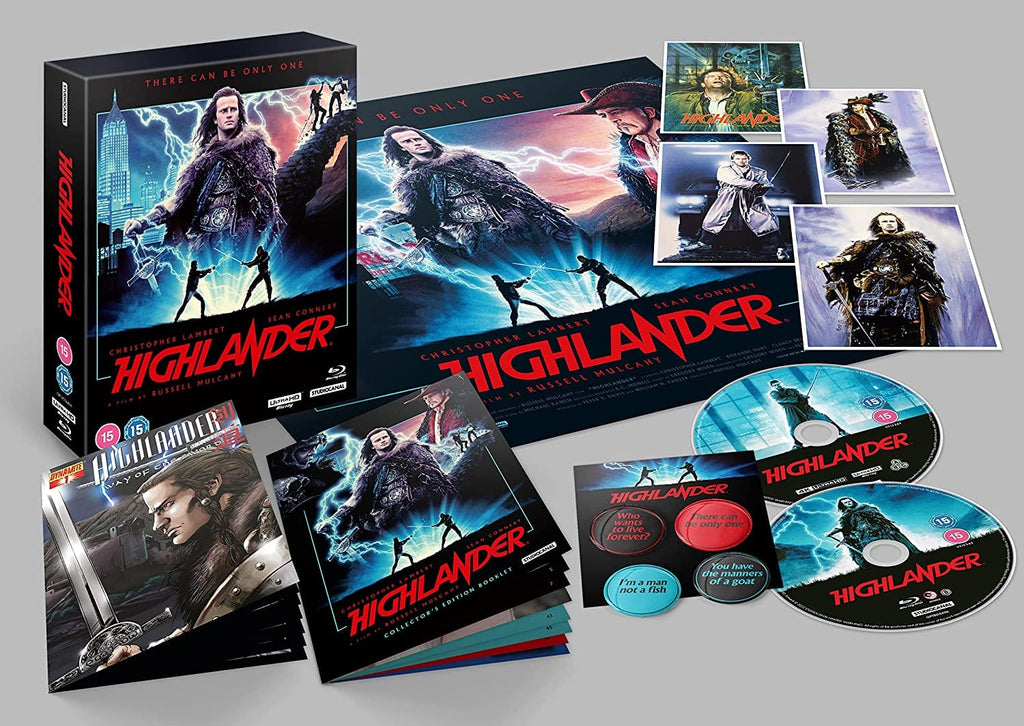 Golden Discs 4K Blu-Ray Highlander - Russell Mulcahy [Collector's Edition 4K UHD]