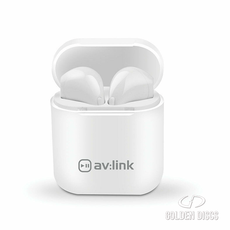 Golden Discs Accessories AV:Link Earshots Wireless Earbuds White [Accessories]
