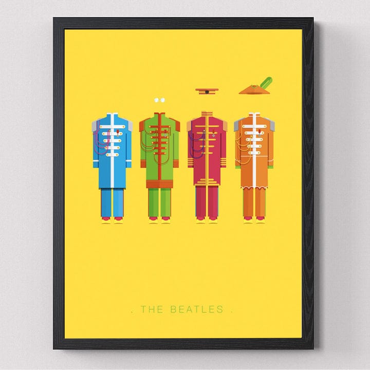 Golden Discs Posters & Merchandise The Beatles Print Frame [Posters & Merchandise]