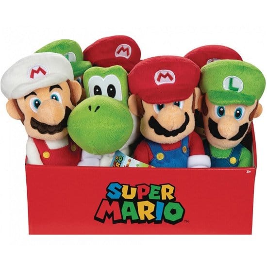 Super Mario Bros Assortment Plush Golden Discs