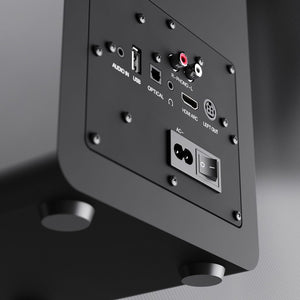 Majority D100X Bluetooth Bookshelf Speakers - Black [Accessories]