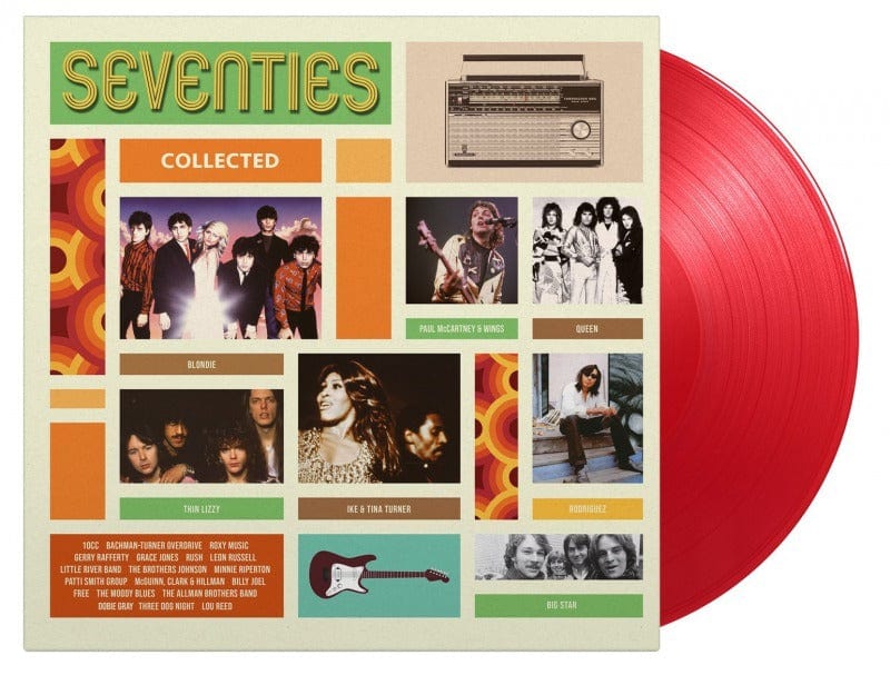 Golden Discs VINYL Seventies: Collected (Limited Transparent Red Edition) - Various Artists [Colour Vinyl]
