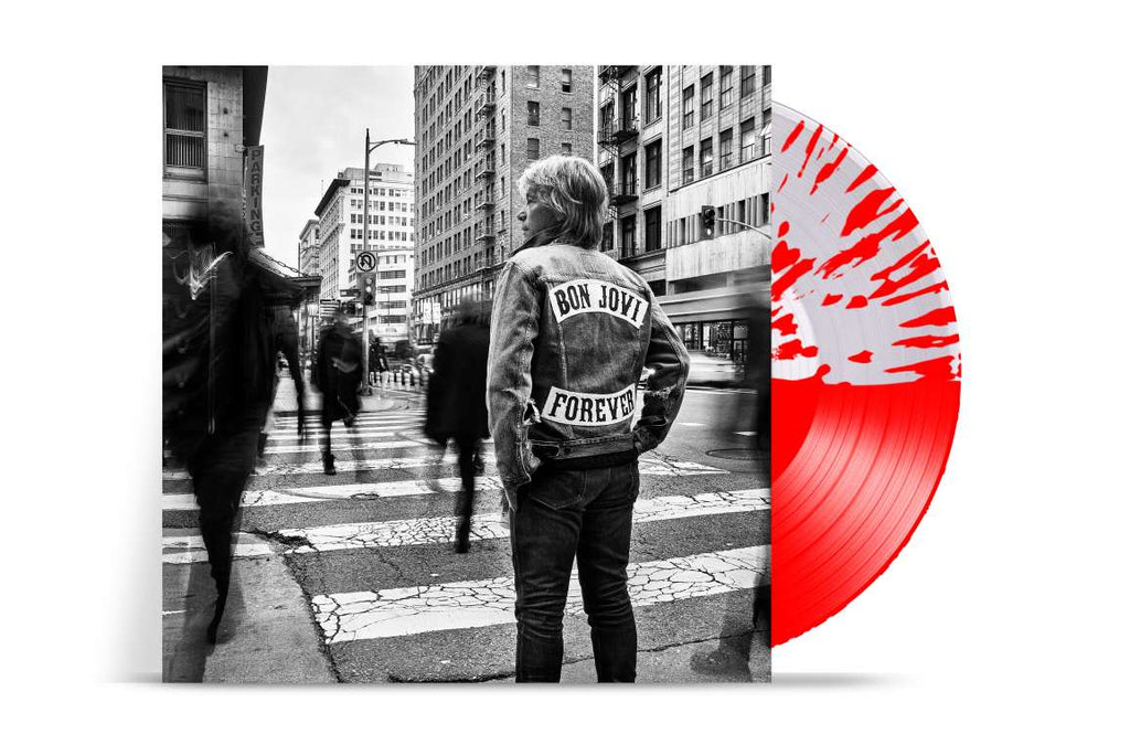 Golden Discs VINYL Forever (Indie Exclusive Candy Apple & Clear Translucent Half & Half Edition) - Bon Jovi [Colour Vinyl]