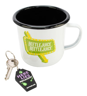 Beetlejuice Enamel Mug & Keyring [Giftset]