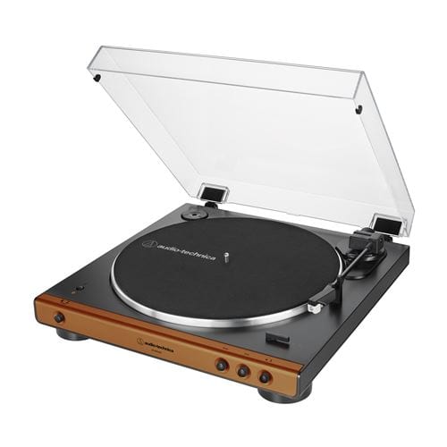 Golden Discs Tech & Turntables AT-LP60xBTBZ Belt Drive Audio Turntable (Black, Brown) [Tech & Turntables]