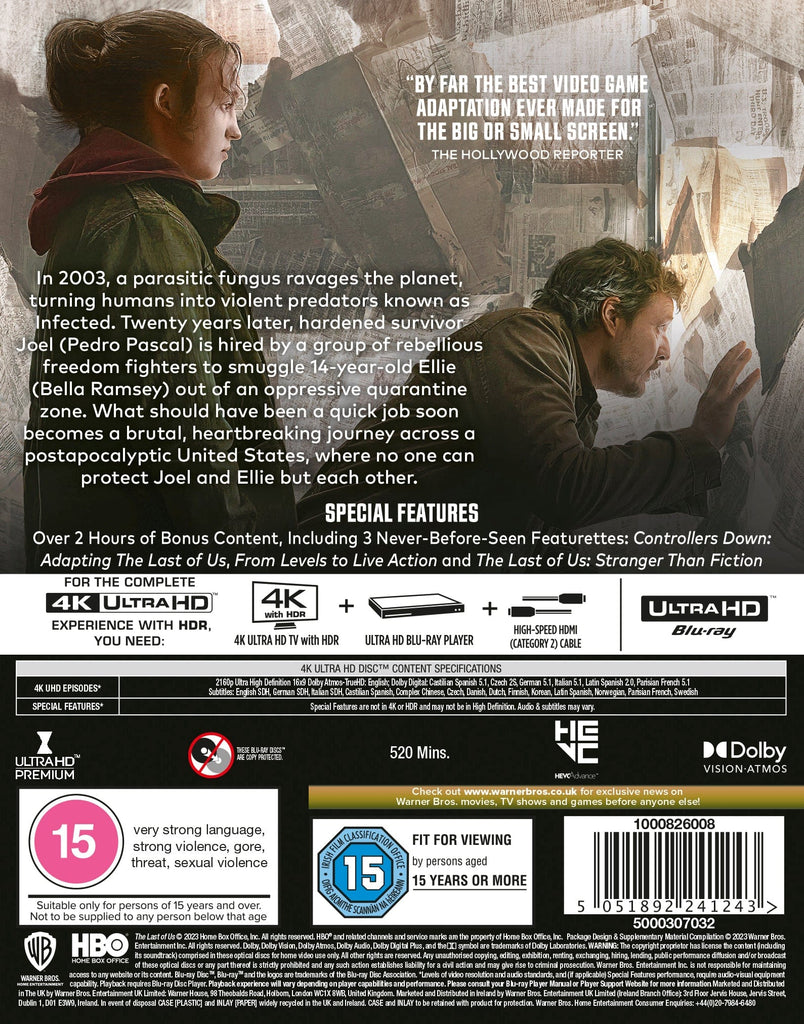 Golden Discs 4K Blu-Ray The Last of Us: The Complete First Season - Neil Druckmann [4K UHD]