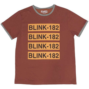 BLINK-182 Repeat Logo Ringer - Large [T-Shirts]