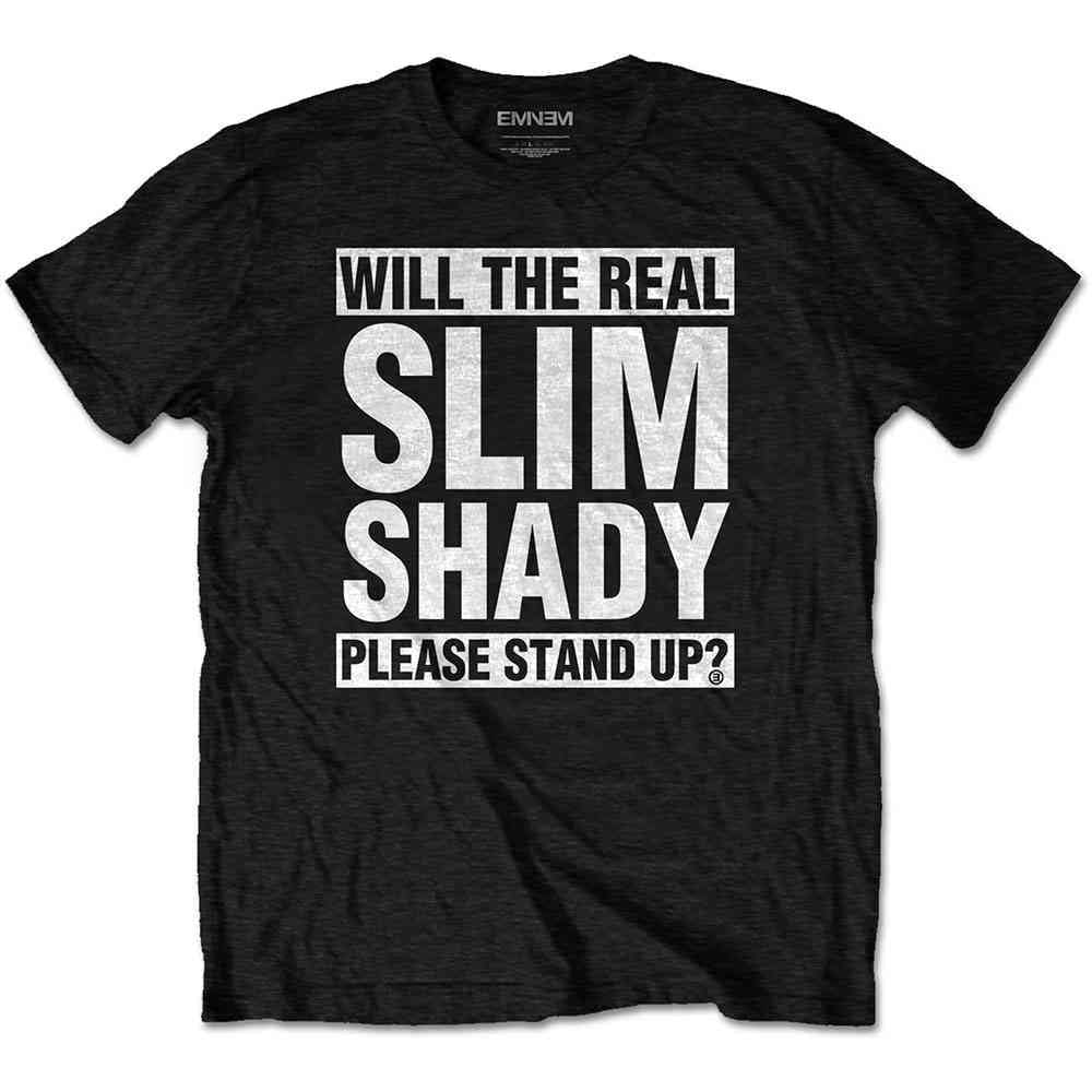 Golden Discs T-Shirts Eminem The Real Slim Shady, Black - Small [T-Shirts]