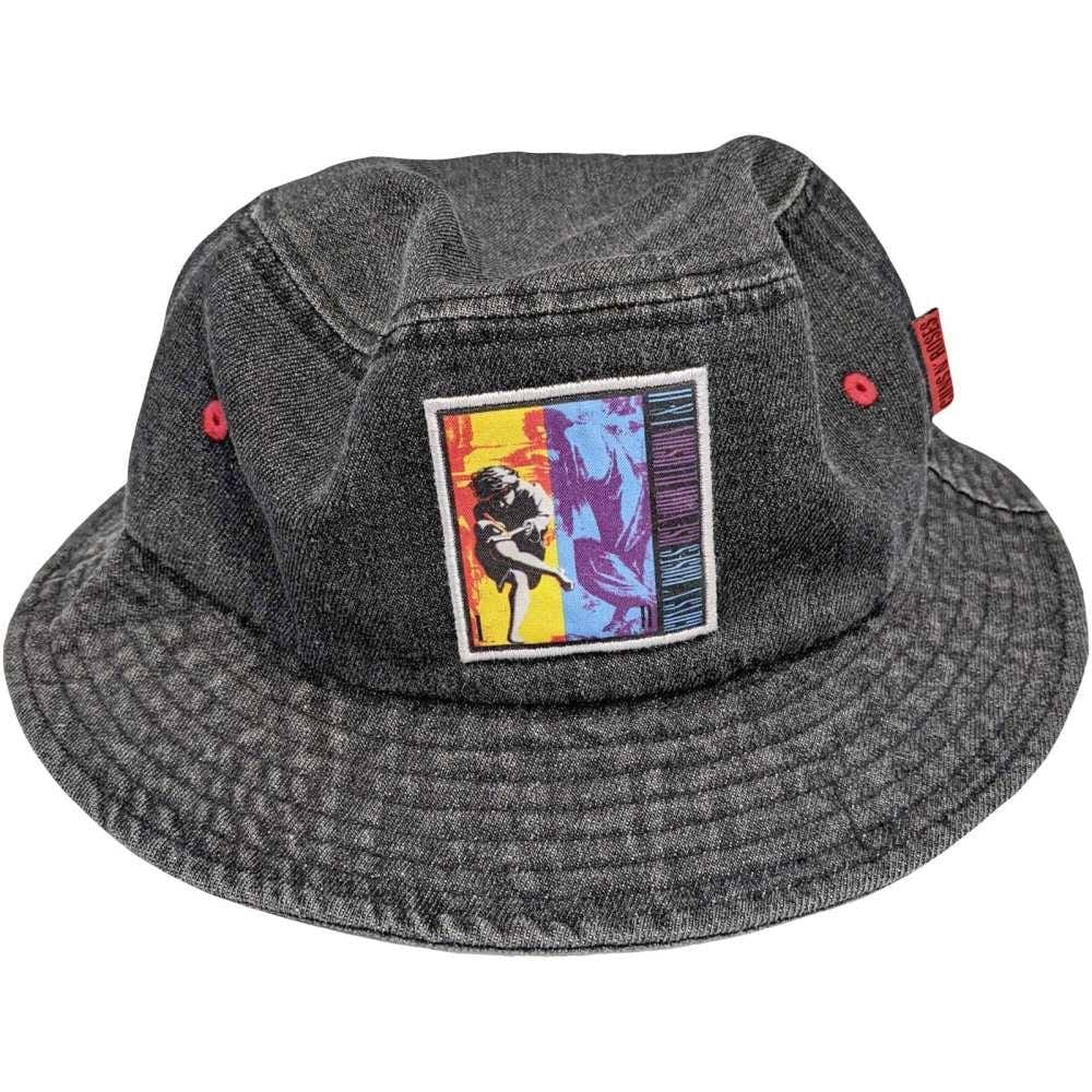 Golden Discs Posters & Merchandise Guns N' Roses Bucket hat Use Your Illusion Black S/M [Hat]