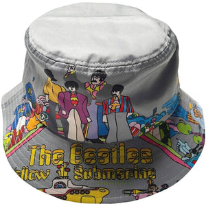 Golden Discs Posters & Merchandise The Beatles  Yellow Submarine Grey Bucket Hat - Small [Hat]
