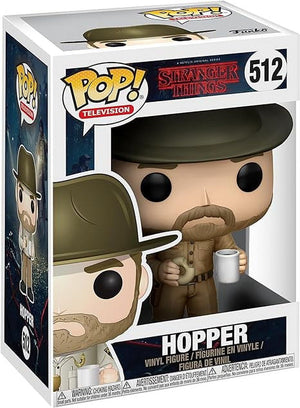 Funko POP! TV: Stranger Things - Hopper with Donut [Toys]