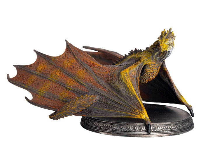 Golden Discs Statue Game Of Thrones - Viserion Dragon [Statue]