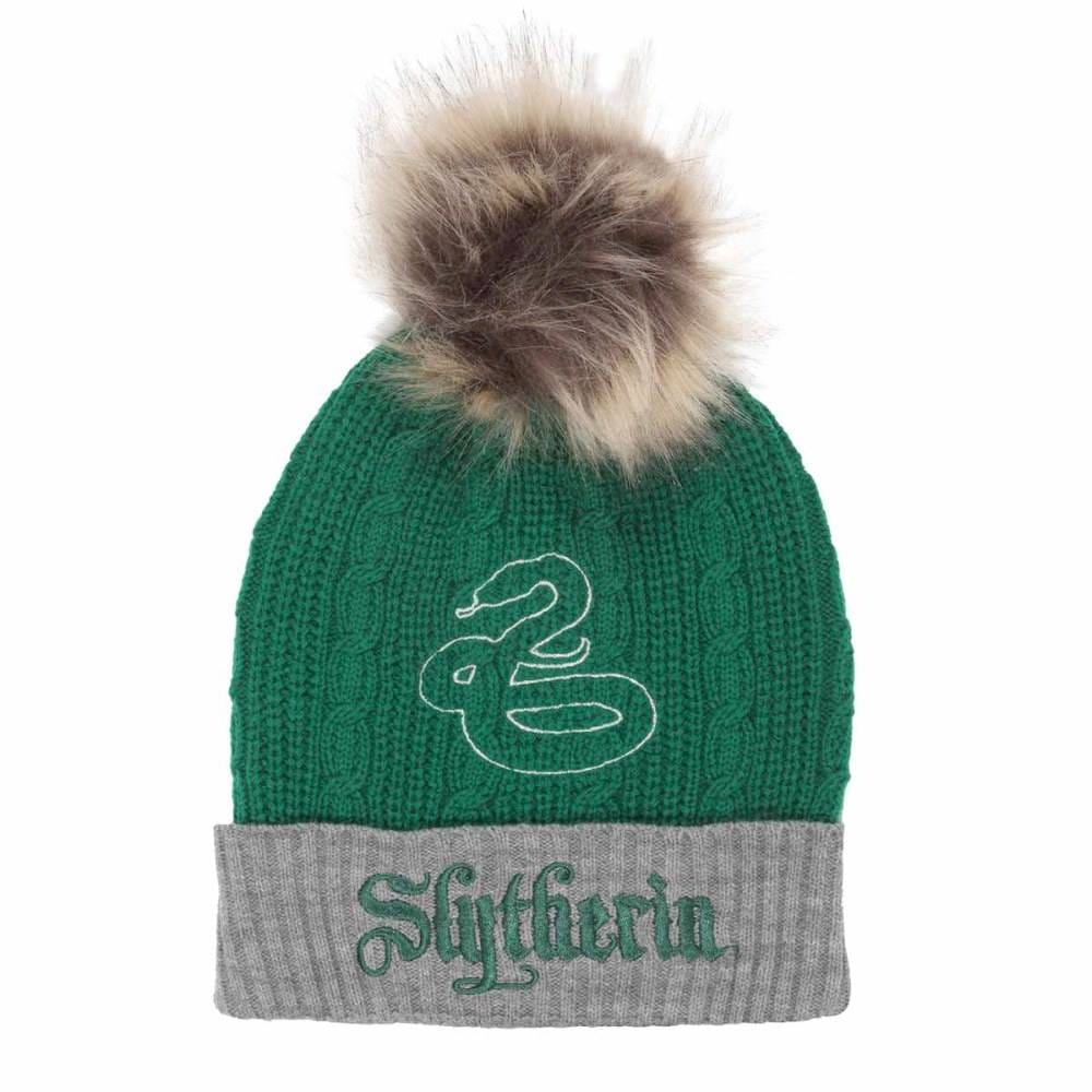 Golden Discs Posters & Merchandise Harry Potter - Slytherin House Pompom Beanie - Green [Hat]