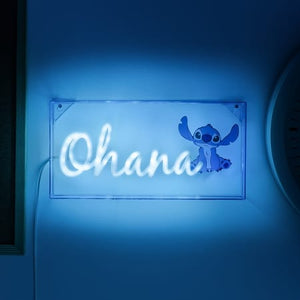 Lilo & Stitch - Ohana Led Neon Light [Lamp]