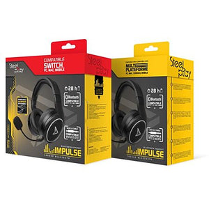 Steelplay Impulse Bluetooth Wireless Headset - Black [Games]