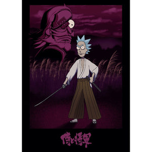 Rick And Morty (Samurai Rick) Postcard Print A6 [Postcard]