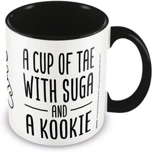 Golden Discs Mugs Kpop/Cup Of Tae Black Inner [Mug]
