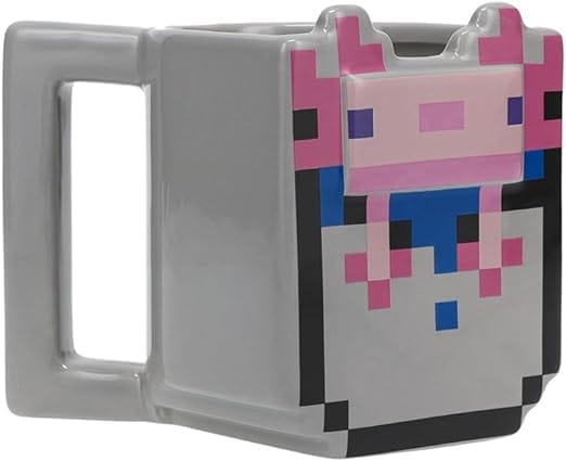 Golden Discs Posters & Merchandise Minecraft Axolotl Shaped [Mug]