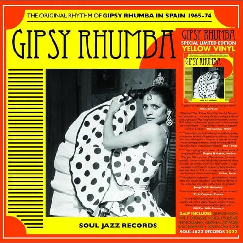 Golden Discs VINYL Gipsy Rhumba (RSD 2023): The Original Rhythm of Gipsy Rhumba in Spain 1965-74 - Various Artists [Limited Edition Yellow Vinyl]