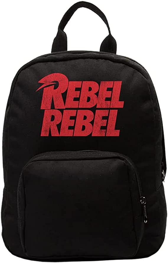 Golden Discs Posters & Merchandise Bowie - Rebel, Rebel Rucksack [Bag]
